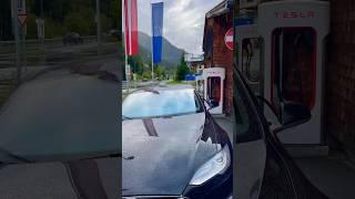 Tesla Supercharger St. Anton, Austria | #evchargers