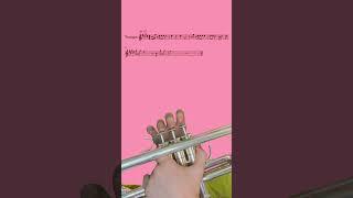 Good Luck Babe! By Chappell Roan on Trumpet  #trumpet #playalong #sheetmusic