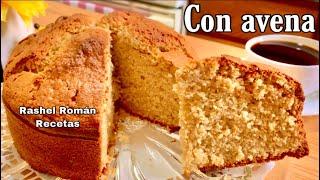 PASTEL DE AVENA en LICUADORA ESPONJADITO bien FACIL Y RÁPIDO