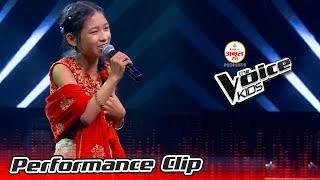Pasang Dikki Sherpa "Makhmali Paccheuri le" |The Voice Kids - 2021