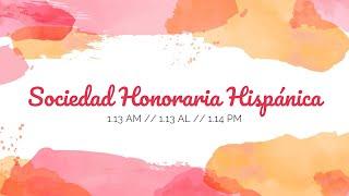 Elkins Sociedad Honoraria Hispánica | January Meeting Recording (Wed, 1/13) [Captions]