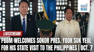 LIVE: Pres. Bongbong Marcos welcomes South Korean Pres. Yoon Suk Yeol for his state... - Replay