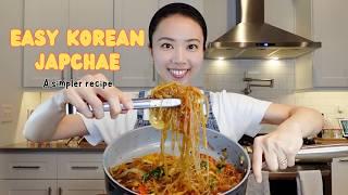 Easy Korean Japchae (Stir-Fried Glass Noodles) Recipe | Simplified version