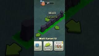 Builder hall wall upgrade 1 to max level / builder base all walls level