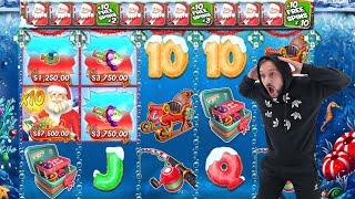 CHRISTMAS BIG BASS BONANZA - BIG WINS - 10X - Casino Slot Online Bonus Scatter