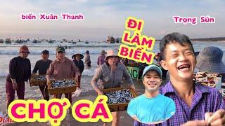 Trọng Sún lạc trôi vào Chợ Cá ngay biển Xuân Thạnh Phù Mỹ bất ngờ gặp bình định dấu yêu