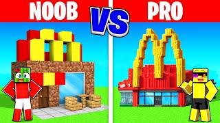 $1 VS $1,000,000 McDonalds In Minecraft!