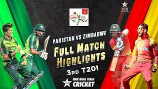 Full Highlights | Pakistan vs Zimbabwe | 3rd T20I 2020 | PCB | MD2T