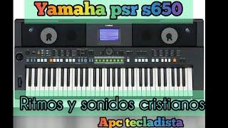 folk rock organo teclado  yamaha psr s650, samples ritmos registro y carga user ministerio alabanza