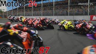 MotoGP 24 | Career Pt 87: Losing Pace In The Rain!!!