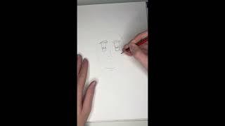 How to draw a simple manga head  for beginners part 3 #drawing #mangastyle #tutorial