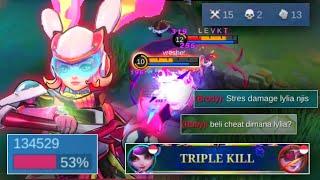 53% TOTAL DAMAGE, BUILD LYLIA PALING GACOR SAAT INI  | Build Lylia 2023 - Lylia Gameplay