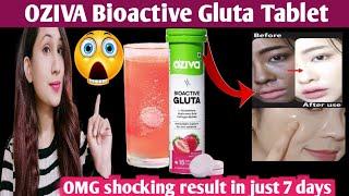OZIVA Bioactive Gluta Tablet Review| OZIVA Glutathione tablet For Skin Whitening |2025