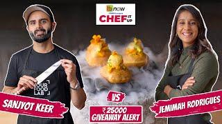 Chef Sanjyot Keer VS Jemimah Rodrigues Cooking Challenge | bbnow presents Chef It Up S2EP2