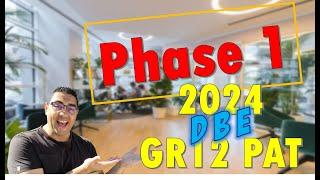 DBE | CAT | PAT Phase 1 | 2024