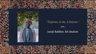 “Zaytuna, to me, is heaven”