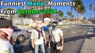 Funniest Manor Moments of October 2024 | NoPixel 4.0 GTA RP