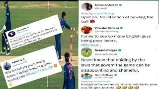 Ashwin, Jimmy Anderson, Virendra Shewag Reaction on Deepti Mankading vs England | indw vs Engw