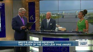 WECT’s Jon Evans receives The Order of the Longleaf Pine Award