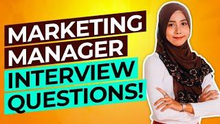 MARKETING MANAGER Interview Questions & Answers! (PASS your Sales & Marketing Interview!)