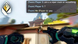 "are u a viper main or something?"