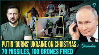 Putin’s Brutal Christmas Assault on Ukraine: Over 70 Missiles, 100 Drones Rain Down on Kyiv, Kharkiv