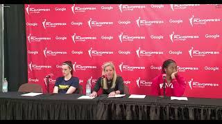 Indiana Fever press conference: Caitlin Clark, Aliyah Boston, Christie Sides after 2024 season ends