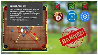 Carrom pool ID banned  How to safe your account 