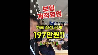 개척영업 오늘의 성과는? 하루 197만원!!
