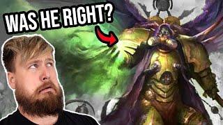 Mortarion And The Death Guard's First Crusade. | Warhammer 40K Lore