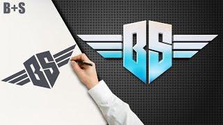 B S Professional Logo Design || How To Make Logo Design in Pixellab
