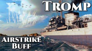 World of Warships: Tromp Got An Airstrike Buff!