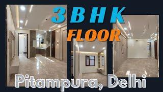 3BHK FLOOR For Sale in Delhi, Pitampura | Lift & Car Parking ️ #3bhk #propertyforsale