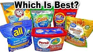 Laundry Detergent Pods -  Which Cleans The Best?