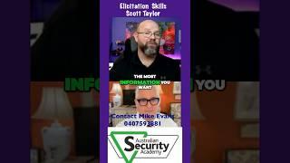 Australian Security Academy Reflections  #6 Scott Taylor Elicitation  #privatesecurity #spy #crime