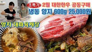  2월 대한한우 공동구매, 초특가 양지로 대파육개장 맛있게 끓이는 방법