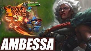 Wild Rift Ambessa Gameplay (New Champion) Build & Runes