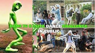 Dame Tu Cosita Challenge In Public | Alien Dance Prank | Ghanta Gyan - Navneet