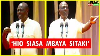 Ruto ANGRY speech today in Church at Kakamega