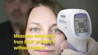 Extech IR200 Infrared Forehead Thermometer Features