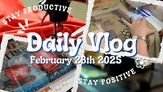  Darvanalee Designs Studio Daily Craft Vlog | WOW! Another Month Down! | Feb 28, 2025