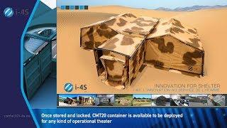 Deployable military container – I 4S shelter:  CMT20 container command post & transport