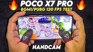 POCO X7 PROHANDCAM & BGMI/PUBG 120 FPS TEST 3.6 UPDATE WITH FPS METER #pocox7pro #poco #pocox6pro