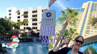 Hyatt Regency Hotel Orlando - Hyatt Regency Room Tour - Where to Stay in Orlando Florida