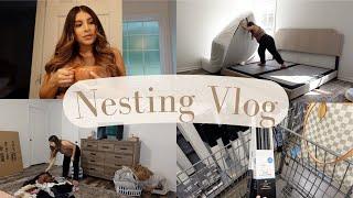 Nesting vlog (34 weeks pregnant) // Unpacking // Getting rid of boxes! | Marissa Quiroga Vlogs