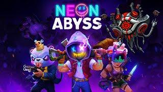 Neon Abyss, 2D Rogue-Like Run N Gun playthrough + Argus  Boss.