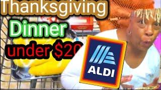 Thanksgiving Dinner Under $20 from Aldis| Easy, Affordable (soul food) Thanksgiving on a budget