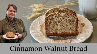 Cinnamon Walnut Bread (Кекс с грецким орехом и корицей)