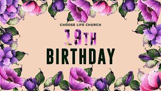 1 Sept 2024 - 8am Service - 19th Birthday Celebration (John Roebert)