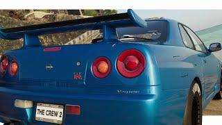 The Crew 2 [PC] Free Roam Gameplay [Nissan Skyline GT-R (R34) 2002 Drag Race Edition]